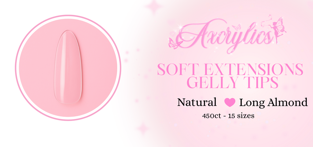 Soft Extensions Gelly Tips - Long Almond