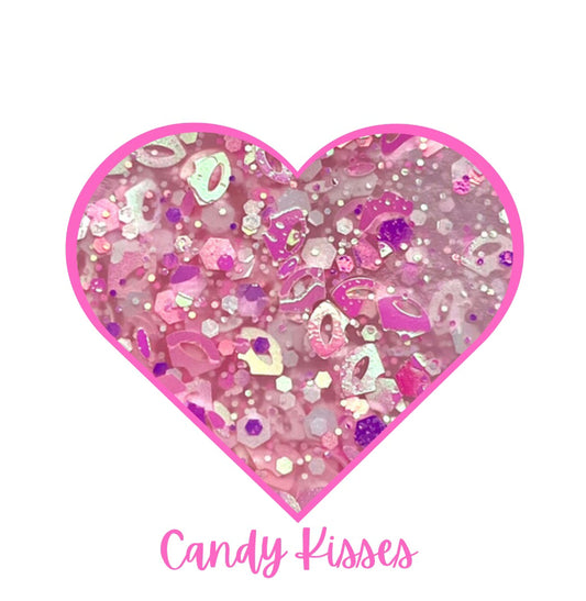 Candy Kisses - Glitter Acrylic